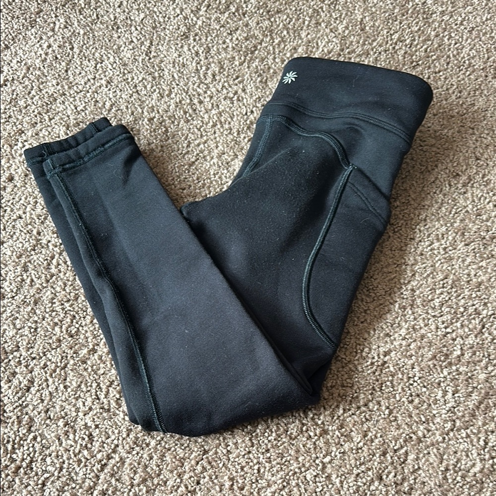 Kids Athleta Black Leggings High Waist Performance
